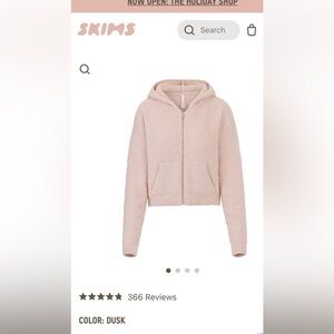 SKIMS Cozy Knit Hoodie - Dusk